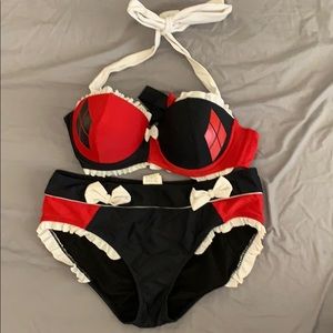 Harley Quinn Swim Suit (S top, M bottom)